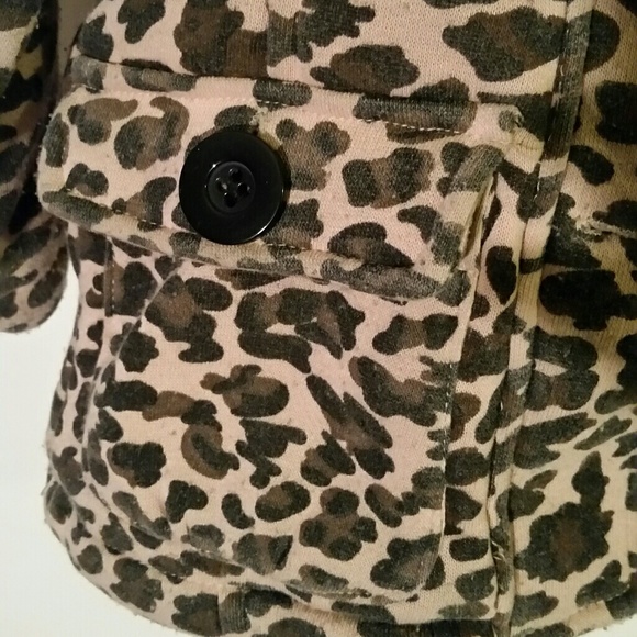 **SOLD** Me Jane Baby Fleece Leopard Coat - Picture 4 of 5